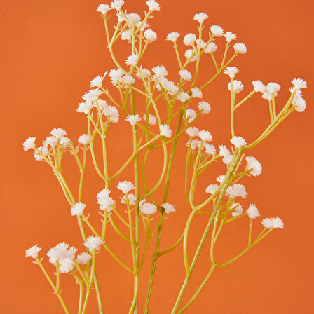 Cipso Yapay Çiçek - Beyaz - 63 cm