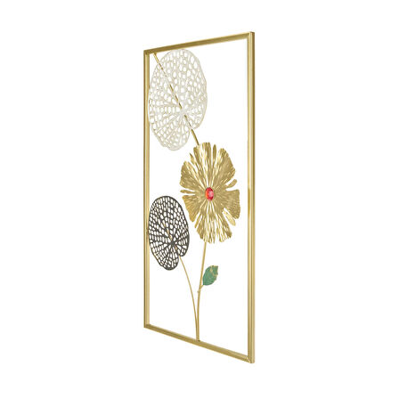 Deco Gardenya Metal Tablo - Renkli - 45x25 cm