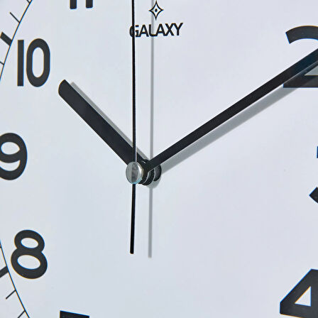 212-G Modern Duvar Saati - Gri - 25,5 cm