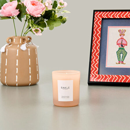 Basic Soft Orange Blossom Kokulu Mum - Turuncu - 120 gr