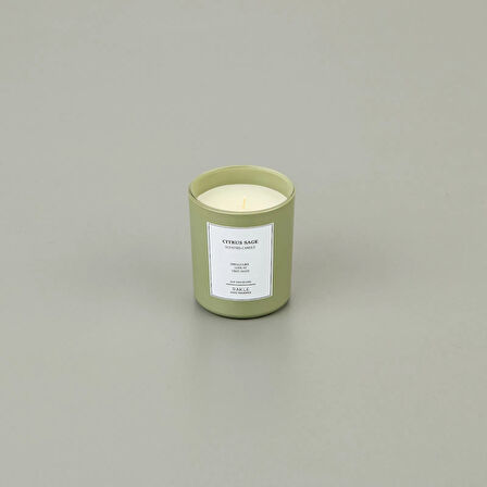 Le Jardin Citrus Sage Kokulu Mum - Yeşil - 120 gr