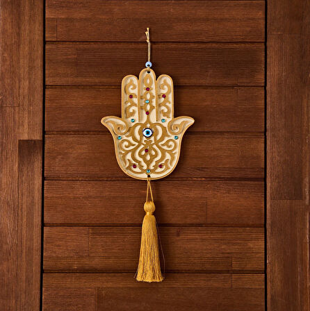 Deco Nazarlık - Beyaz - 13x30 cm