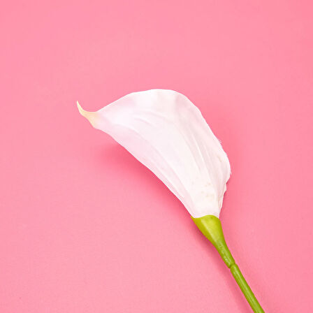 Deco Yapay Zambak Çiçeği - Beyaz - 60 cm