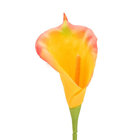 Deco Yapay Zambak Çiçeği - Turuncu - 60 cm