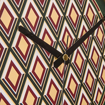 Hisar Zümrüt Duvar Saati - Renkli - 40 cm