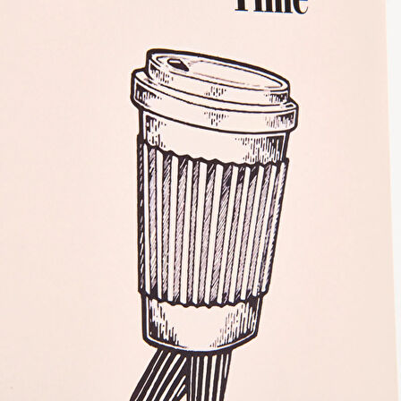 Deco Coffee Time Pano - Bej - 30x40 cm