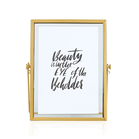 Metal Çerçeve - Gold - 13x18 cm