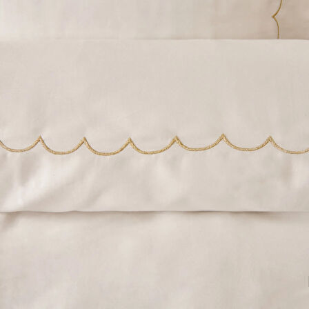 Soft Galad Çift Kişilik Nevresim Takımı - Beyaz