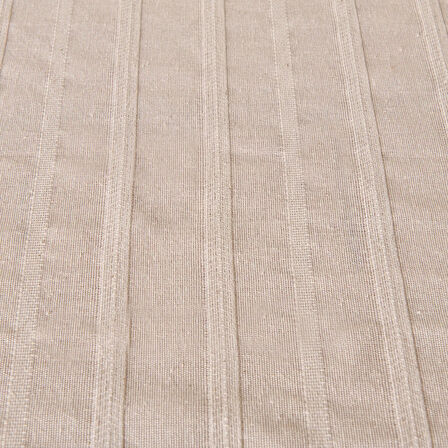 Soft Herringbone Masa Örtüsü - Ekru - 140x220 cm