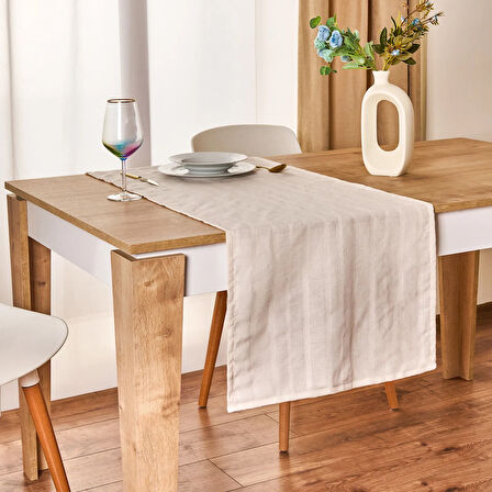 Soft Herringbone Runner - Ekru - 50x130 cm