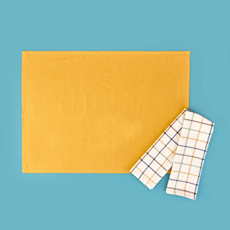 Madison 2'li Kurulama Bezi - Ekru / Renkli - 50x70 cm