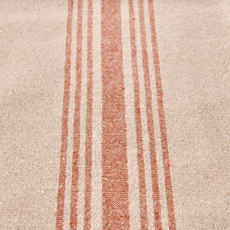 Tarçın Runner - Ekru / Kiremit - 45x150 cm