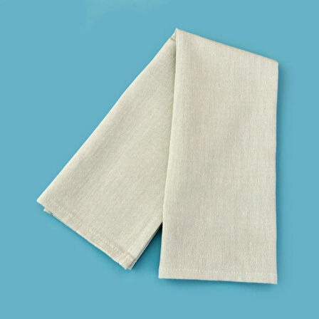 Fabia 2'li Kurulama Bezi - Ekru / Yeşil - 40x60 cm