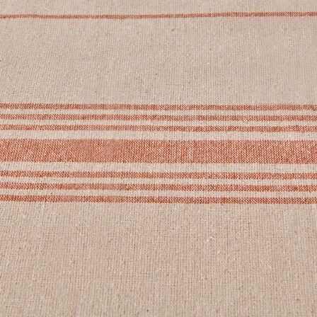 Tarçın Masa Örtüsü - Ekru / Kiremit - 150x200 cm