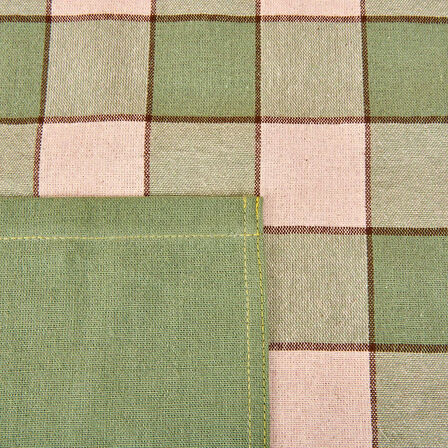 Toscana Mutfak Önlüğü - Ekru / Yeşil - 65x80 cm