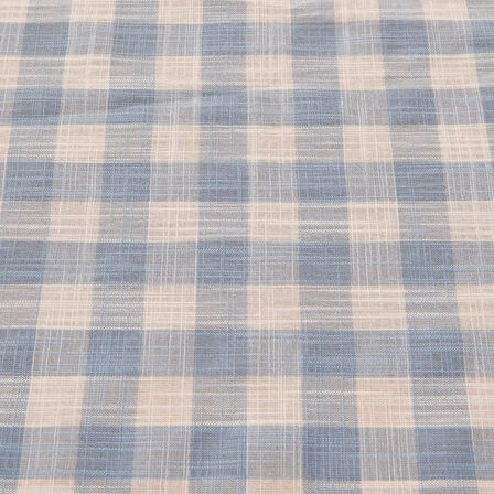 Caddy Masa Örtüsü - Ekru / Mavi - 150x200 cm