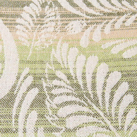 Soft Fathi Pamuklu Tek Kişilik Battaniye - Yeşil - 150x200 cm