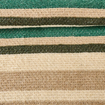 Soft Huzra Pamuklu Tek Kişilik Battaniye - Yeşil - 150x200 cm