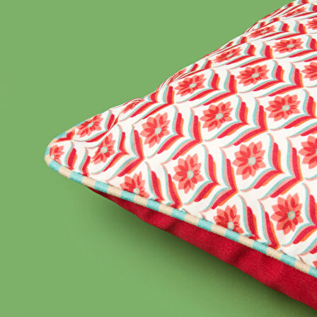 Soft Muster Kırlent - Renkli - 45x45 cm