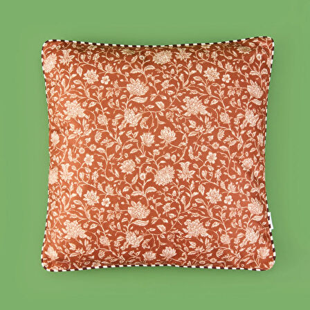 Soft Lule Kırlent - Kahverengi - 45x45 cm