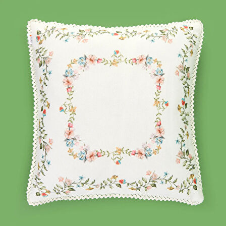 Soft Urban Delight Holly Kırlent - Ekru - 45x45 cm