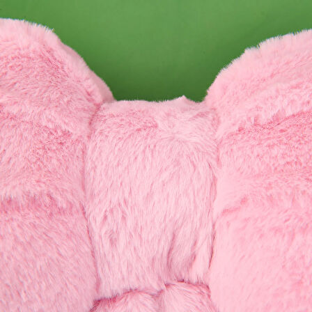 Soft Kurdele Figürlü Yastık - Pembe - 40x30 cm