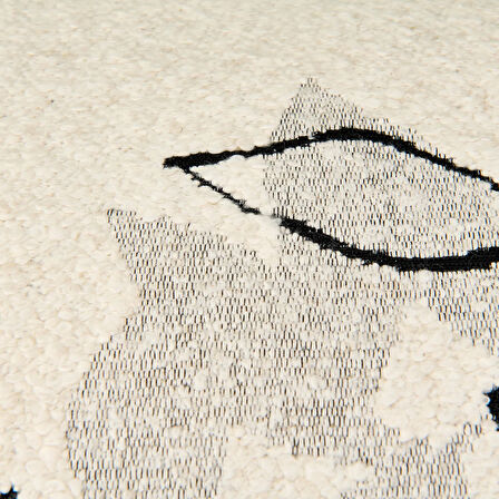 Soft List Kırlent - Ekru - 35x55 cm