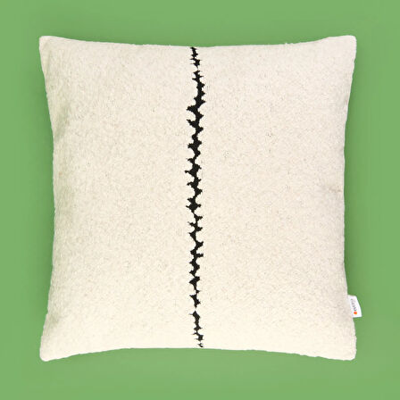 Soft Ravina Kırlent - Ekru - 45x45 cm