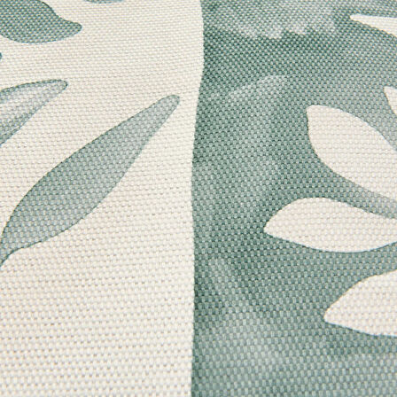 Soft Nora Kırlent - Yeşil / Ekru - 45x45 cm