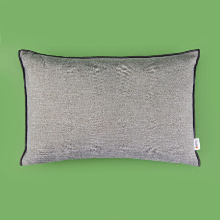 Soft Oras Kırlent - Gri - 35x55 cm