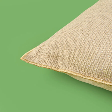 Soft Thiny Kırlent - Bej - 35x55 cm