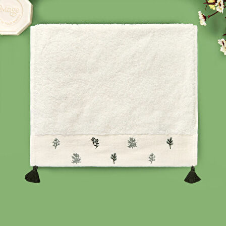 Soft Kayu El Havlusu - Ekru - 30x50 cm