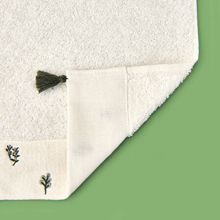 Soft Kayu El Havlusu - Ekru - 30x50 cm