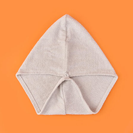 Soft Pamuk Saç Havlusu - Gri - 55x25 cm