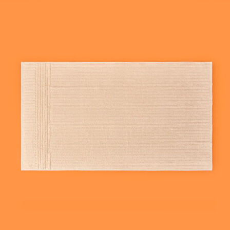Soft Microcotton Yüz Havlusu - Bej - 50x90 cm