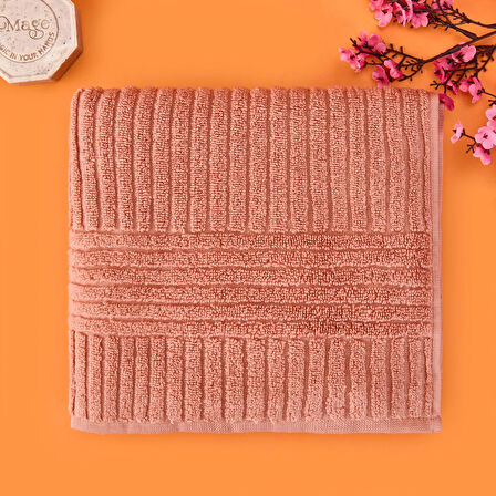 Soft Microcotton Yüz Havlusu - Gülkurusu - 50x90 cm