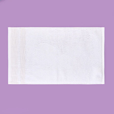 Soft Golden Star Shiny El Havlusu - Ekru - 30x50 cm