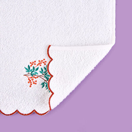 Soft Urban Delight Onda El Havlusu - Ekru / Kahverengi - 30x50 cm