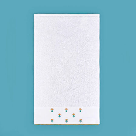 Soft Urban Delight Braga El Havlusu - Ekru / Hardal - 30x50 cm