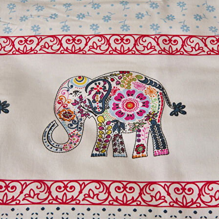 Soft Rhapsody Çift Kişilik Nevresim Takımı - Beyaz / Renkli