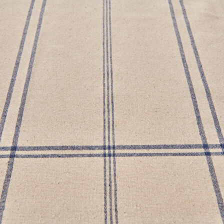 Deniz Masa Örtüsü - Ekru / Mavi - 150x200 cm