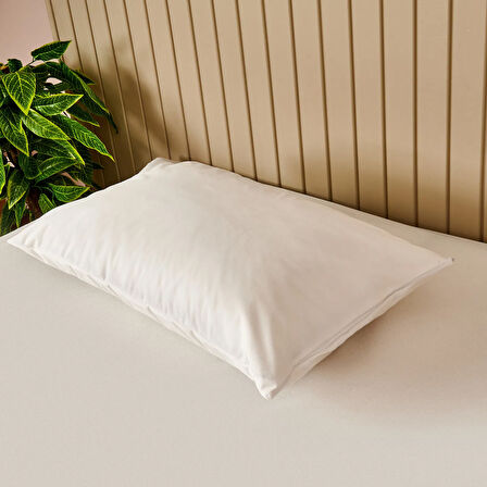 Soft Sane Basic Sıvı Geçirmez Yastık Alezi - Beyaz - 50x70 cm