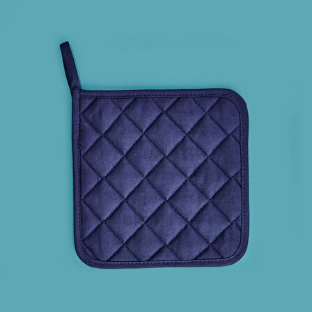 Gabardin Tutaç - Lacivert - 20x20 cm