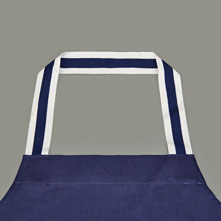 Gabardin Mutfak Önlüğü - Lacivert - 65x80 cm