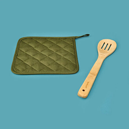 Gabardin Tutaç - Yeşil - 20x20 cm