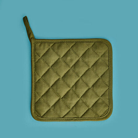 Gabardin Tutaç - Yeşil - 20x20 cm