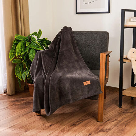 Soft Cozy Wellsoft TV Battaniyesi - Antrasit - 120x160 cm