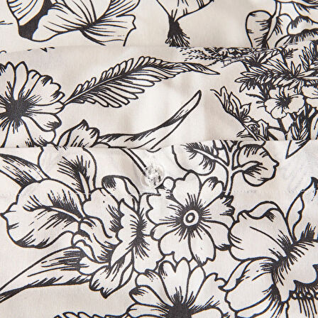 Soft Novera Kolay Ütülenir Tek Kişilik Nevresim Seti - Antrasit