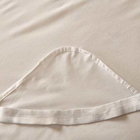 Soft Sane Basic Tek Kişilik Sıvı Geçirmez Lastikli Alez - Beyaz - 100x200 cm