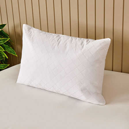 Soft Nando Basic Yastık Alezi - Beyaz - 50x70 cm
